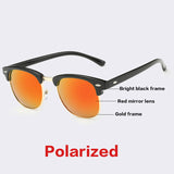 AOFLY CLASSIC Half Metal Sunglasses Men Women Brand Glasses G15 Coating Mirror Sun Glasses PS1580