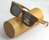 Wood Sunglasses Handmade Bamboo classical men Eyeglasses with polarized lens