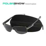 POLARSNOW Men's Polarized Sunglasses Driver Sun Glass Men Driving Fishing Sports Alloy For Masculino
