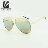 SPLIT Sunglasses Women Or Men Brand Patchwork Mirror Lens Pilot Sun Glasses