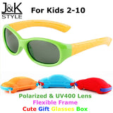 Mutil Color Polarized Children Sunglasses Kids 2-10 with Box Anti- ultraviolet Sporting Play