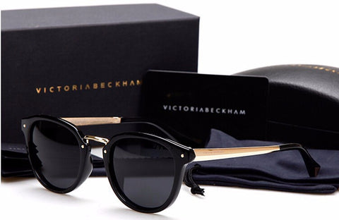Vintage polarized sunglasses Mens women brand sun glasses Anti UV victoria beckham gafas de sol original box