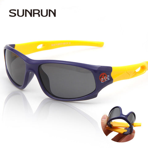 SUNRUN Children's Polarized Sunglasses Baby Child Care UV Glasses Security TR90 frame Brand Goggles Sun Glasses S816