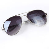 Men Sunglasses Men's Outdoor car Driving Glasses Anti-glare Silver Alloy Frame GOA823