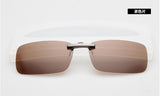 RunBird Mirrored Polarized Sunglasses Clip Driving Clip Men Coating Myopia Clip on SunGlasses UV400 sg095