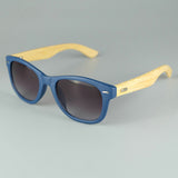 Amazing Stereoscopic Woodgrain Effects Walkers Sunglasses Plastic Frame & Natural Bamboo Legs Fixed By Strong Metal Hinges