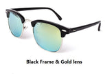 Half Alloy Club Sunglasses Classic Men Women Mirror Master Sun Glasses Gafas UV400 3016 YJ107