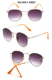 Round Metal Women Sunglasses Brand Circling Glasses Gold Frame Sun Glasses For Mens