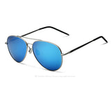 VEITHDIA Aluminum Magnesium Sunglasses Polarized Blue Lens Rotate 180 degrees leg Sun Glasses Men/Women 3618