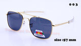 Air Force Army Flyer gafas Men Metal Polarized optical SUNGLASSES 57 mm 52 mm MILITARY sunglasses lunettes