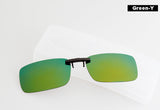 Polarized Clip On Sunglasses Men Driving Night Vision Lens Sun Glasses Anti-UVA UVB women & Man