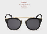 REAL Brand Retro Men Sunglasses Cat Eye Mirror Lens Sunglasses Women polarizado Coating Model