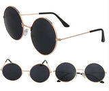 Vintage Women Men Retro Style Round Glasses Steampunk Sunglasses Metal Frame Style A1