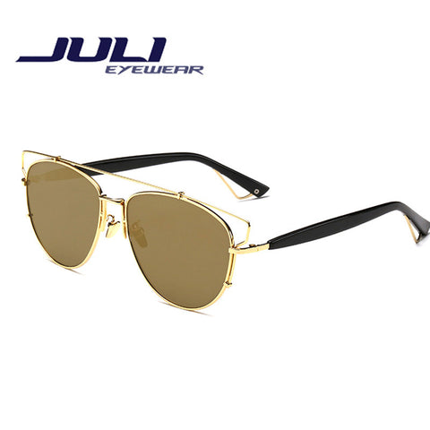 Technologic Sunglasses women Original metal frame men sunglass Gafas Vintage 8027C