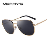 MERRY'S Women Rectangle Sunglasses Men Chameleon Lens Sunglasses UV400