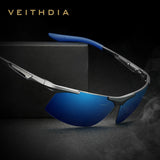 Aluminum Magnesium Sunglasses Polarized Sports Men Coating Mirror Driving Sun Glasses 6562