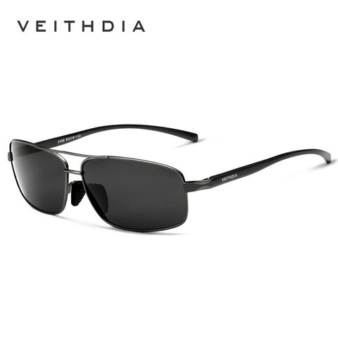 Polarized Men's Sunglasses Sports Aluminum Frame Sun Glasses Men Driving Goggle 2458