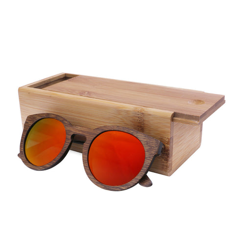 Wood & Bamboo sunglasses with polarized lens in