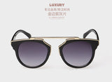 REAL Brand Retro Men Sunglasses Cat Eye Mirror Lens Sunglasses Women polarizado Coating Model