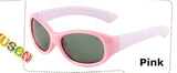 Mutil Color Polarized Children Sunglasses Kids 2-10 with Box Anti- ultraviolet Sporting Play