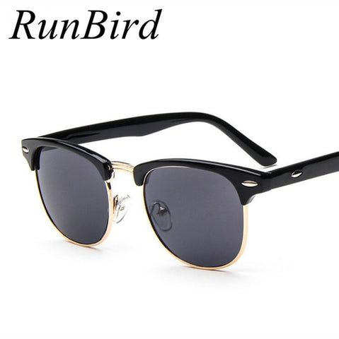 Half Alloy Club Sunglasses Classic Men Women Mirror Master Sun Glasses Gafas UV400 3016 YJ107