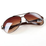 Men Sunglasses Polarization Driving Sunglasses Silver Gray Metal Frame Aviator Sun Glasses Fishing GOA825