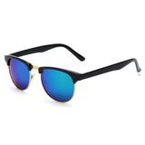 Women Men Cat Eye Retro Vintage Half Frame Metal Sunglasses Eye Glasses Sun Glasses Quality