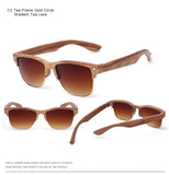 ARTORIGIN Half Frame Wood Sunglasses Women Men Wooden Glasses Rivet Brand Dropshipping AT014