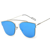 BOUTIQUE Cat Eye Sunglasses Women Alloy Frame Men Classic Sun glasses 8 Colour