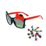[MASCUBE]Outdoor Bow UV Glasses Sunglasses Child Children Kid Plastic Frame Sun-shading Eyeglasses