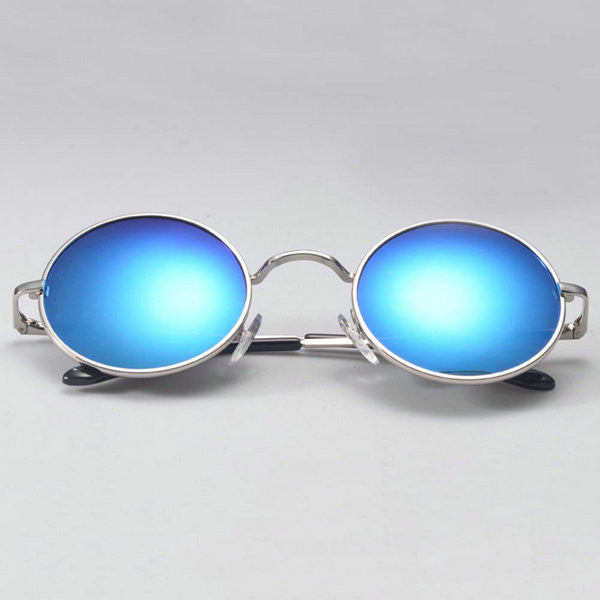 Hippie Retro HD Polarized Sunglasses Round Vintage Glasses