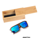 Polarized sunglasses wooden bamboo women men handmade bamboo colored brown color sunglasses
