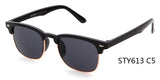 Half-frame Brand Sunglasses Women Men Square Sun Glasses Retro Rimless Eyeware lunttes 6130