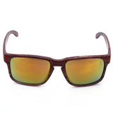 Retro Sunglasses Fashionable Wood Sunglasses Men Reflective Sports Sun Glasses Outdoors Square Gafas De Sol