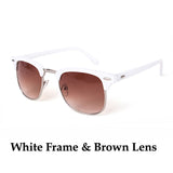 Semi Rimless Classic Shades Mirrored Coating UV400 Sunglasses Men Women Brand Sun Glass 3016 E1580