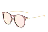 Newly round women sunglasses, design wood frame sunglasses masculino