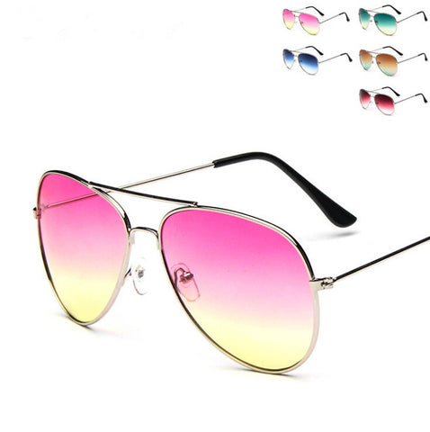 Sunglasses Women Gradient Rimless Sunglasses Men Frog Mirror Sun Glasses