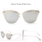 Contain Rose Gold!Alloy Cat Eye Sunglasses Cosy Shades Men Women Brand Sun Glasses H817