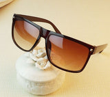 Vintage square rivet sun glasses elegant women men sunglasses 100% UV400 resistance