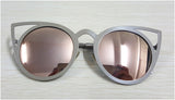 Women sunglasses Vintage cat eye Sun glasses Metal Eyeglasses Frames Mirror shades Sunnies ss309