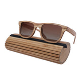Wooden bamboo sunglasses zebra wood sunglasses