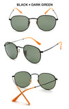 Round Metal Women Sunglasses Brand Circling Glasses Gold Frame Sun Glasses For Mens