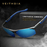 Aluminum Magnesium Sunglasses Polarized Sports Men Coating Mirror Driving Sun Glasses 6589