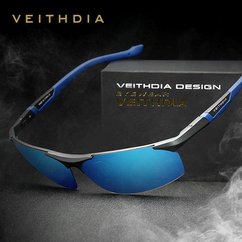 Aluminum Magnesium Sunglasses Polarized Sports Men Coating Mirror Driving Sun Glasses 6589