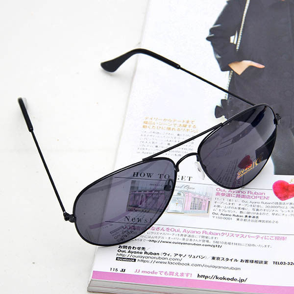 Unisex Bat Mirror UV Protection Aviator Sunglasses Men Women Sunglasses Sun Glasses