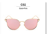 Italy Famous Hipster Brand Women Sunglasses Cat Eye Arrow Shapes Mirror Oval Cateye Men Sun glasses