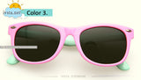 IVSTA Kids Sunglasses Polarized Child glasses frame TR90 Sport Silicone children eyeglasses Flexible Rubber Rivet 802