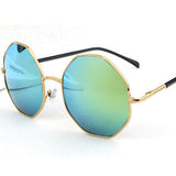European Round Diamond Sunglasses Women Driveing Mirror Polycarbonate Lenses Men Sunglass Valentine'S Day