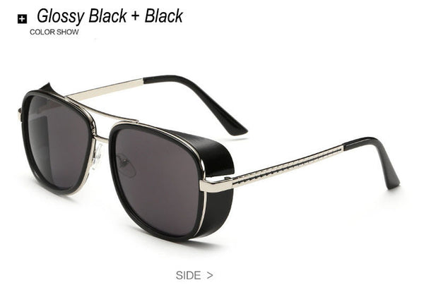 Cheaper Iron Man 3 Matsuda Sunglasses Men Square Sun Glasses Brand Women Punk Sunglass Masculino Gafas