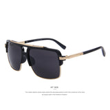MERRY'S Men Square Sunglasses Women Classic Brand Sunglasses Double-Bridge Shades UV400